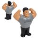 aerial view a gray/black muscle man - stress reliever, image 1 of 2