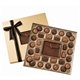 a gold medium chocolate delights gift box