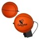 aerial view a orange basketball yo - yo bungee - stress reliever, image 1 of 2