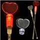 aerial view a red & heart shape light up cocktail stirrers - red, image 1 of 2