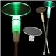 a green & oval shape light up cocktail stirrers - green