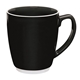 aerial view a black large color bistro with accent mug - 20 oz, image 1 of 2