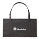 aerial view a black organize - it(tm) non - woven storage tote, image 1 of 6