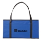 aerial view a royal blue organize - it(tm) non - woven storage tote, image 1 of 6