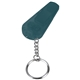 aerial view a sage green whistle flashlight keychain, image 1 of 2