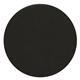 aerial view a black koozie(r) coaster - round, image 1 of 3