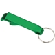 aerial view a green aluminum bottle opener, image 1 of 2