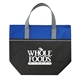 aerial view a royal blue large non - woven carry - it(tm) cooler tote, image 1 of 3