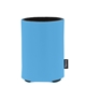 aerial view a carolina blue custom promotional deluxe collapsible koozie cup holder, image 1 of 4