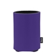 aerial view a purple custom promotional deluxe collapsible koozie cup holder, image 1 of 4