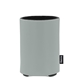 aerial view a silver custom promotional deluxe collapsible koozie cup holder, image 1 of 4