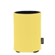 aerial view a yellow custom promotional deluxe collapsible koozie cup holder, image 1 of 4