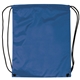 aerial view a royal nylon multi color drawstring cinch closure backpack 13.5 x 16.5, image 1 of 4
