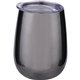 aerial view a gunmetal 10 oz stainless stemless wine tumbler, image 1 of 3