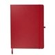 aerial view a red promotional custom tuscany(tm) large soft cover journal notebook, image 1 of 4