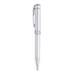 a silver blackpen adriatic twist - action ballpoint pen