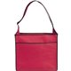 aerial view a red ultimate non - woven tote bag - 16 x 14, image 1 of 3