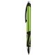 aerial view a metallic lime montclair mgc retractable ballpoint pen, image 1 of 3