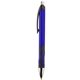 aerial view a metallic cobalt blue montclair mgc retractable ballpoint pen, image 1 of 3