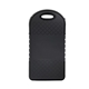 aerial view a black dunning solar wireless power bank - 4000mah, image 1 of 4