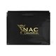 aerial view a black 128 gsm laminated tiara bag w / foil print, image 1 of 2