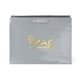 aerial view a silver 128 gsm laminated tiara bag w / foil print, image 1 of 2