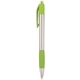 aerial view a chartreuse fusion silver pen w / colored gripper accents, image 1 of 2
