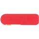 aerial view a red toothpick dispenser, image 1 of 2
