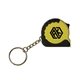 a yellow 39 metal tape mini tape measure keychain