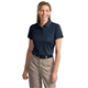 aerial view a dark navy cornerstone(r) womens select snag - proof polo, image 1 of 5