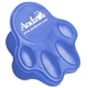 aerial view a translucent blue paw mega magnet clip, image 1 of 2