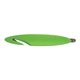 aerial view a lime green letter opener / staple remover, image 1 of 2
