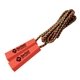 a red 87 rustic plaid skipper jump rope
