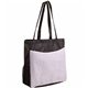 a black/white nw business tote bag, full color digital