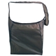 a cocoa brown rpet fold - away sling bag, full color digital