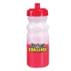 aerial view a frosted to red mood(tm) 20 oz cycle bottle, push and pull cap, full color digital direct, image 1 of 2