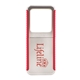 aerial view a silver/red good value(tm) slide - out magnifier with light, image 1 of 5