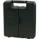 aerial view a black tool set with tri - fold carrying case, image 1 of 5