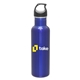 aerial view a blue h2go bolt 24 oz stainless steel water bottle - blue, image 1 of 4