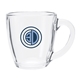 aerial view a clear 15 oz tapered mug - clear, image 1 of 2