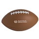 aerial view a brown 6 football stress reliever, image 1 of 5