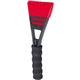 aerial view a red comfort grip ice scraper, image 1 of 2