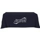 a black flat 3- sided table throw cover 8