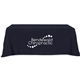 a black flat 3- sided table throw cover 8