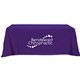 a purple flat 3- sided table throw cover 8