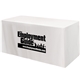 a white fitted 4- sided table cover - fits 4 foot standard table