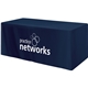 aerial view a navy blue 4 sided table cover 6, image 1 of 2