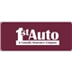 aerial view a burgundy durable 60- inch large promotional banner, image 1 of 2