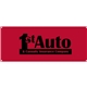 aerial view a red durable 60- inch large promotional banner, image 1 of 2