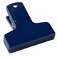aerial view a dark blue practical snack size seal clip, image 1 of 2